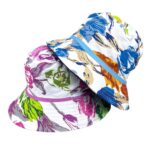 Gorro Bucket Multicolor y Reversible en Viscosa 100% con Bonito Diseño Mujer - Imagen 4