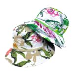 Gorro Bucket Multicolor y Reversible en Viscosa 100% con Bonito Diseño Mujer - Imagen 2