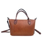 Bolso Bandolera Sintético de Mujer con Tamaño Compacto, 2 Asas Cortas y Cremallera