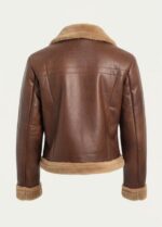 Chaqueta de Aviador con Pelo Sintético, Gran Calidad y Diseño Elegante para Mujer - Imagen 4