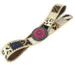 Bonito Cinturón Único en Piel Artesanal Estilo Patchwork Hippie Mujer con Diseño Exclusivo - Imagen 12