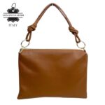 Bolso de Mano en Piel Italiana con Cierre de Cremallera, Bolsillo Interno y Gran Calidad para Mujer - Imagen 8