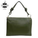 Bolso de Mano en Piel Italiana con Cierre de Cremallera, Bolsillo Interno y Gran Calidad para Mujer - Imagen 14