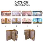 Cartera Sintética de Mujer con Diseño Muñeca Sweet Candy y Espacio para Tarjetas