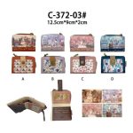 Monedero Sintético Muñeca Sweet Candy de Mujer con Compartimento Trasero para Tarjeta y Caja