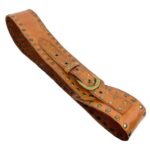 Cinturón Artesanal Exclusivo en Piel con Muchas Tachuelas Decorativas y Gran Calidad para Mujer - Imagen 8