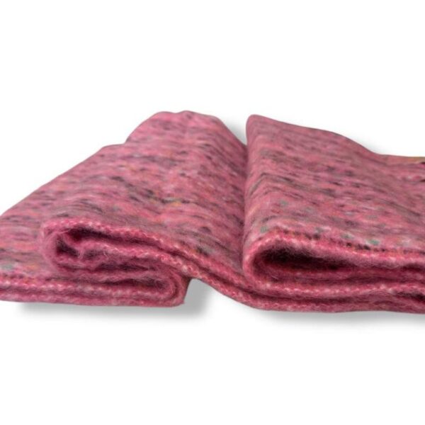 Elegante Bufanda de Lana para Mujer con Flecos Multicolores y Precioso Diseño - Imagen 4