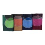 Alegre Bufanda de Lana para Mujer con Bonito Diseño de Círculos de Colores - Imagen 2