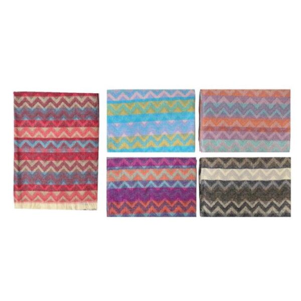 Bufanda de Lana para Mujer con Diseño multicolor, Gran Calidad y Estilo Original - Imagen 2