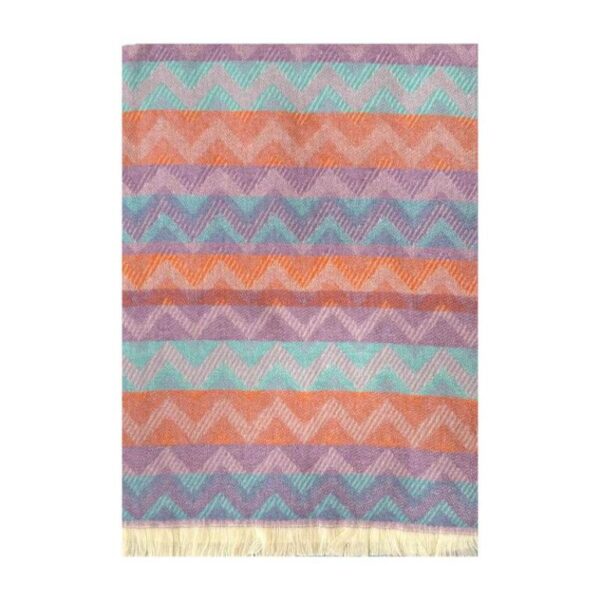 Bufanda de Lana para Mujer con Diseño multicolor, Gran Calidad y Estilo Original - Imagen 4