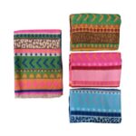 Bufanda de Lana y Algodón para Mujer con Diseño Multicolor, Vivos Colores y Gran Calidad - Imagen 2