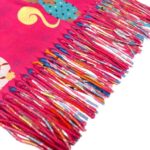 Alegre Bufanda de Mujer en Lana con Precioso Diseño Multicolor de Gatos y Gran Calidad - Imagen 5