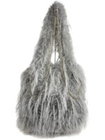 Bolso de Hombro Sintético con Pelito y 2 Asas Largas para Mujer - Imagen 5