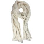 Bufanda Calentita de Gran Calidad con Tejido de Peluche y Flecos Decorativos para Mujer - Imagen 5