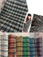 Alegre Bufanda de Lana para Mujer con Efecto Brillante, Bonito Diseño y Gran Calidad - Imagen 12