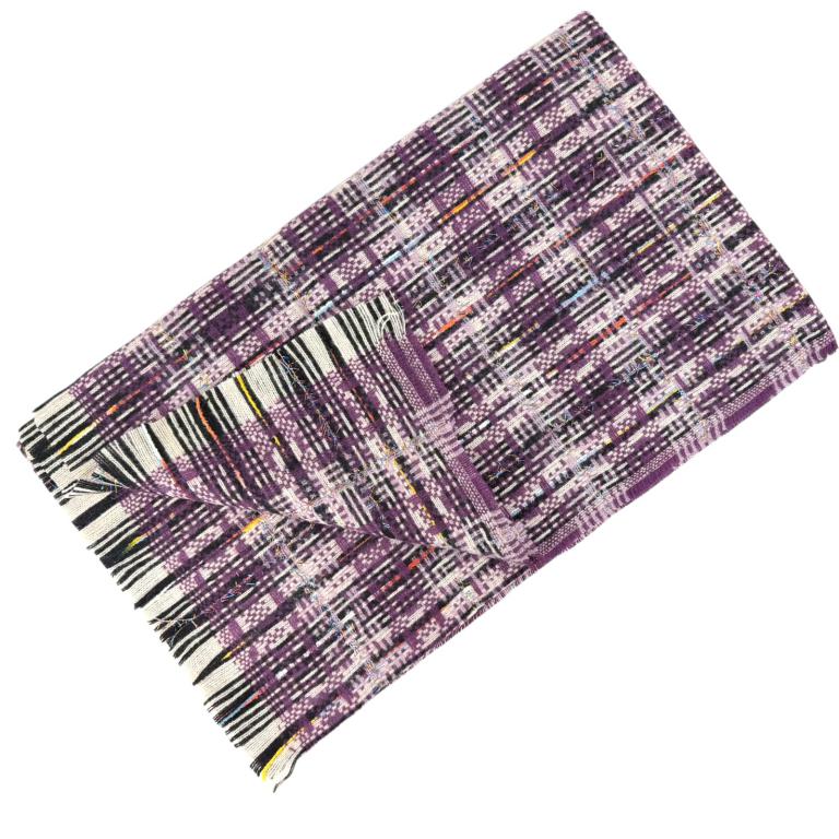 CG0315-19-U Alegre Bufanda de Lana para Mujer con Efecto Brillante, Bonito Diseño y Gran Calidad - Imagen 1