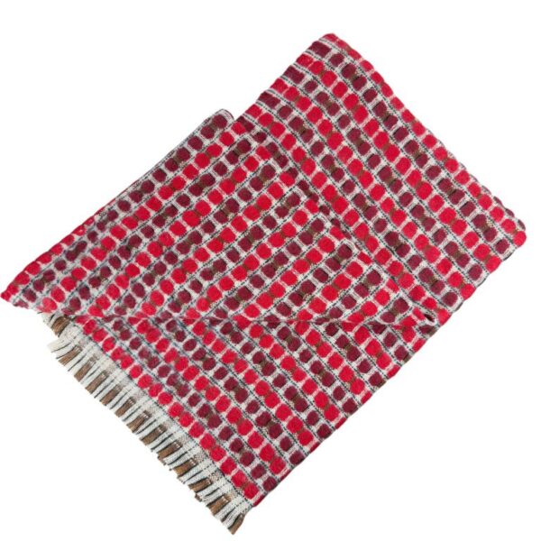 Bufanda de Lana y Cashmere de Mujer con Bonito Diseño de Cuadrados Perfecta para Regalo - Imagen 9