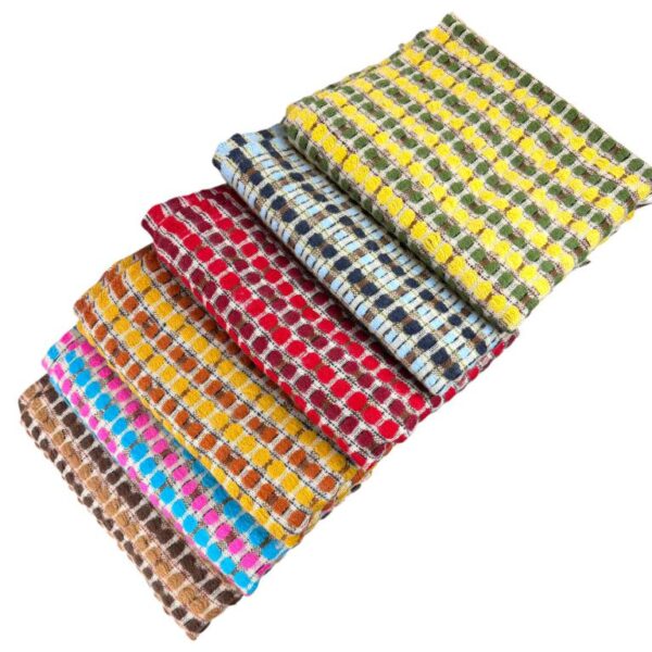 Bufanda de Lana y Cashmere de Mujer con Bonito Diseño de Cuadrados Perfecta para Regalo - Imagen 3