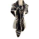 Amplia Bufanda Estilo Bandana en Lana y Cashmere para Mujer con Precioso Diseño y Colores