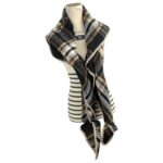 Amplia Bufanda Estilo Bandana en Lana y Cashmere para Mujer con Precioso Diseño y Colores - Imagen 6