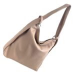 Bolso-Mochila de Piel Italiana con Asas Anchas, Bolsillo Trasero y Cremallera para Mujer - Imagen 4