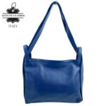 Bolso-Mochila Pequeño en Piel Italiana con Bolsillo Interno y Cierre de Cremallera para Mujer - Imagen 7