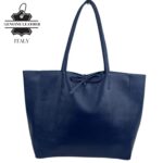 Amplio Bolso Shopper Universitario en Piel para Mujer con 2 Asas Largas - Imagen 6