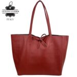 Amplio Bolso Shopper Universitario en Piel para Mujer con 2 Asas Largas - Imagen 2