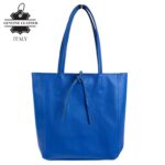 Bolso de Mano en Piel Italiana para Mujer con Asas Cortas, Cierre de Cremallera y Bolsillo Interno - Imagen 16