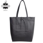 Bolso Shopper Universitario en Piel Italiana con 2 Asas y Bolsillo Interno para Mujer - Imagen 3
