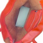 Bolso Shopper Universitario en Piel Italiana con 2 Asas y Bolsillo Interno para Mujer - Imagen 12