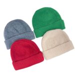 Gorro Italiano para Mujer de Alpaca con Colores Lisos, Gran Calidad e Ideal para Regalo-4- Mayorista España