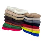 Gorro Italiano para Mujer de Alpaca con Colores Lisos, Gran Calidad e Ideal para Regalo-All- Mayorista España