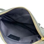 Bolso Bandolera de Antelina Italiana con Flecos Decorativos, Bolsillo Trasero y Asa Corta para Mujer - Imagen 12