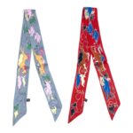 Pañuelo Decorativo para Bolsos, Cuellos y Muñecas con Bonitos Colores y Preciosos Estampados-2- Mayorista España
