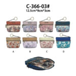 Monedero Sintético y Compacto con Muñeca Sweet Candy, Anilla y 3 Bolsillos para Mujer