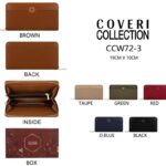 Cartera Sintética de Mujer Coveri Collection con Caja, Espacio para Tarjetas y Bolsillo Interno