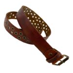 Cinturón Artesanal Exclusivo en Piel con Muchos Agujeros Ideal para Mujer - Imagen 2