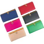 Cartera Premium de Gran Calidad en Piel con Click, Caja e Interior Multicolor para Mujer - Imagen 2