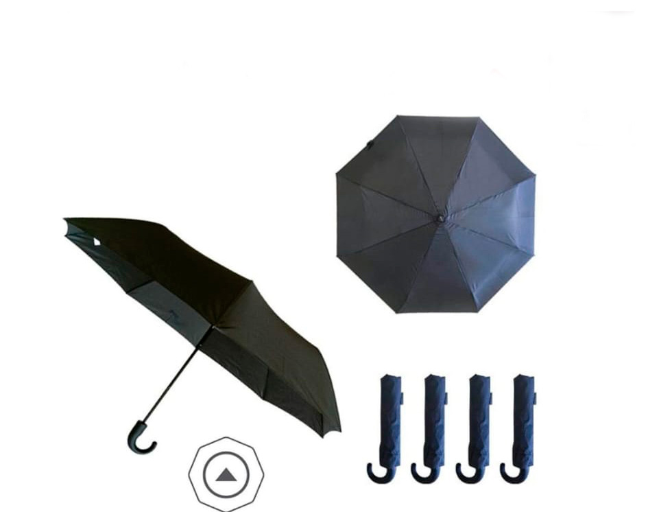 Elegante Paraguas Unisex con Funda, Apertura Manual y Diseño Clásico-All Elegante Paraguas Unisex con Funda, Apertura Manual y Diseño Clásico - Imagen 1