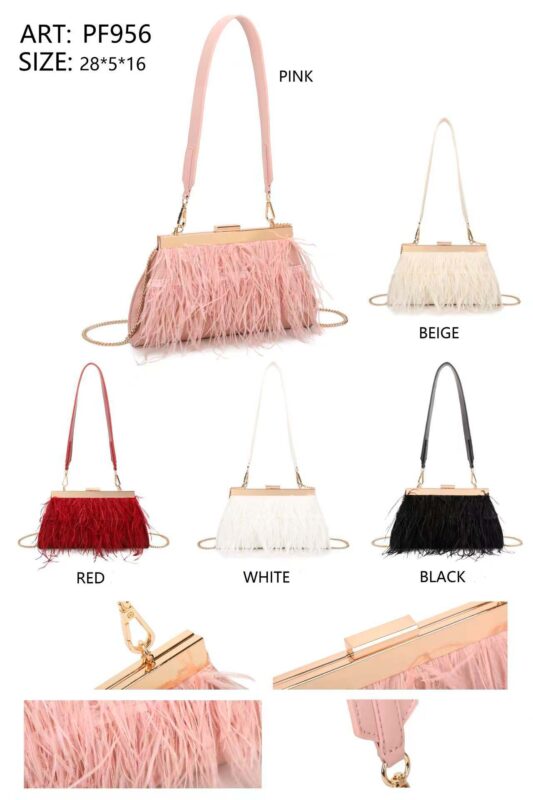 Bolso Bandolera Sintético de Mujer con Flecos Decorativos Frontales y Bonito Diseño para Mujer-All- Mayorista España