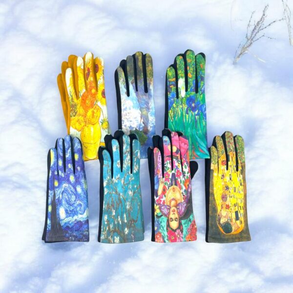 Preciosos Guantes de Lana con Bonito Diseño y Talla Única de Mujer - Imagen 2