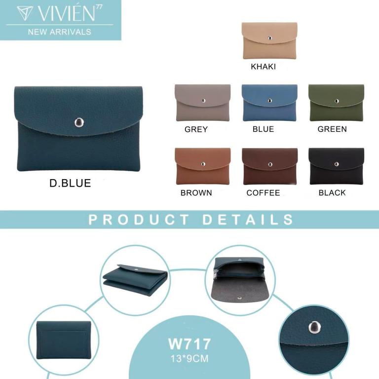 CGW717-All Monedero Sintético Pequeño con Solapa, Compartimento y Bolsillo Interno para Mujer - Imagen 1