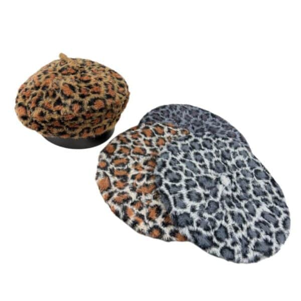 Boina de Lana para Mujer con Diseño Animal Print y Gran Calidad - Imagen 3