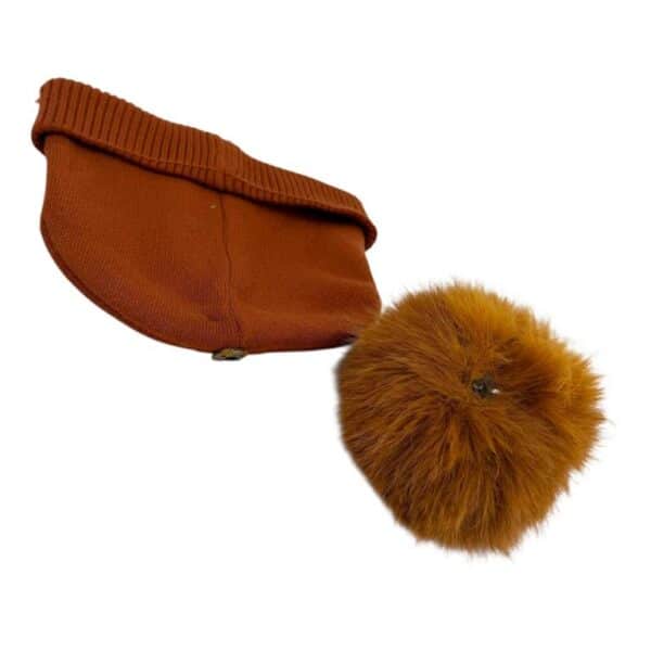 Precioso Gorro de Lana y Cashmere para Mujer con Pompón Extraíble - Imagen 3