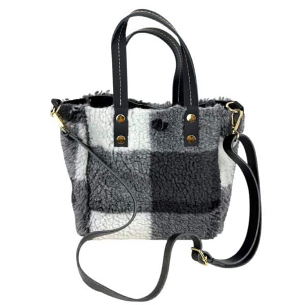 Bolso de Ante & Terciopelo reversible con neceser extra - Imagen 13