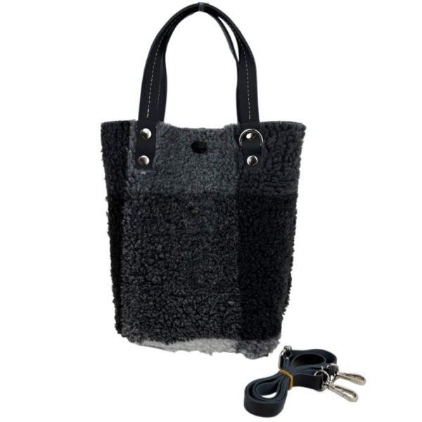 Bolso de Ante & Terciopelo reversible con neceser extra - Imagen 4