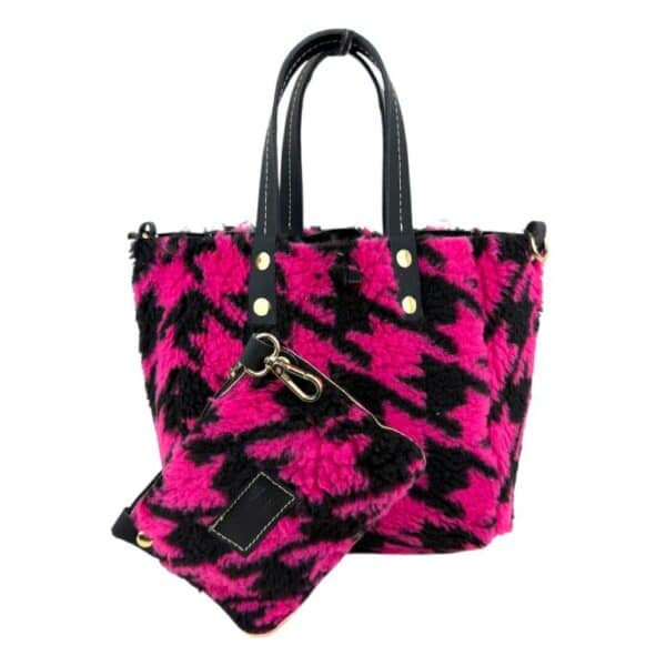 Bolso de Ante & Terciopelo reversible con neceser extra - Imagen 16