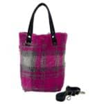 Bolso Ante & Terciopelo reversible con asas de mano y tira bandolera - Imagen 4