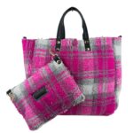 Bolso Shopper de Ante & Terciopelo Reversible Mujer con Bolsito Extra - Imagen 5